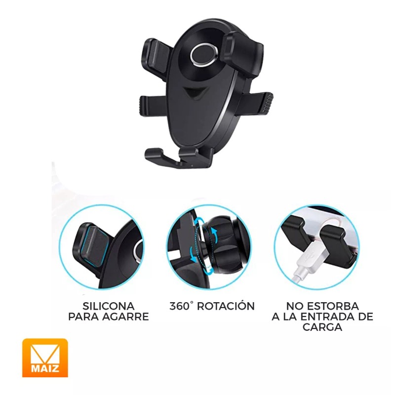 Maíz Soporte Base Celular Holder Auto Carro Tablero Ventosa 360