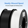 Creality 2kg Black & White PLA 1.75mm Filament Bundle for