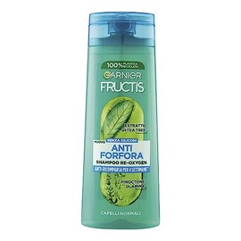 Garnier Fructis Anti-Dandruff Shampoo for Normal Hair Moisturising and Cleansing with Tea Tree Extract, Reoxygen, 250 ml