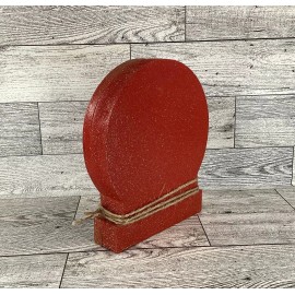 Agape Gifts Designs AGD Christmas Decor - Be Merry Snow Globe Chunky Wood Shaker