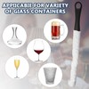 Litoexpe 3 Pieces Decanter Cleaning Brush with 400 Pieces Cleaning
