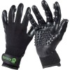 HandsOn Gloves Pet Grooming Gloves, Black - Medium