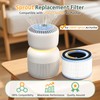 Sprout Replacement Filter Compatible with LEVOIT Sprout Air Purifier, 3-in