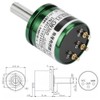 Rotatable Hall Angle Sensor, 0.088° High Resolution 0‑360 Degrees Hall