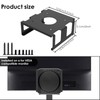 Metal Under Desk Mount Stand for Mini M4/M4 Pro 2024,