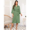 Lovasy Waffle Dressing Gowns for Women UK Lightweight Spa &
