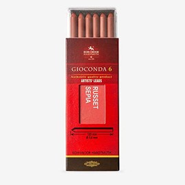 Koh-I-Noor Refills 4373 Set of 6 Russet Sepia 5.6 mm 120 mm