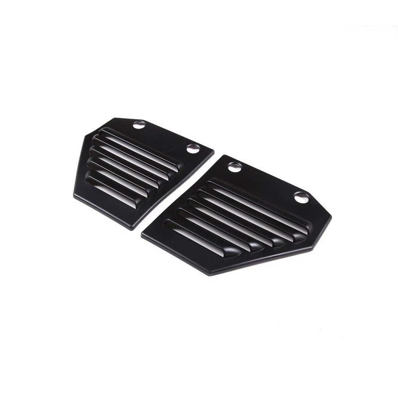 MODY 2x Matt Black Fender Vent Trim Side Cover For