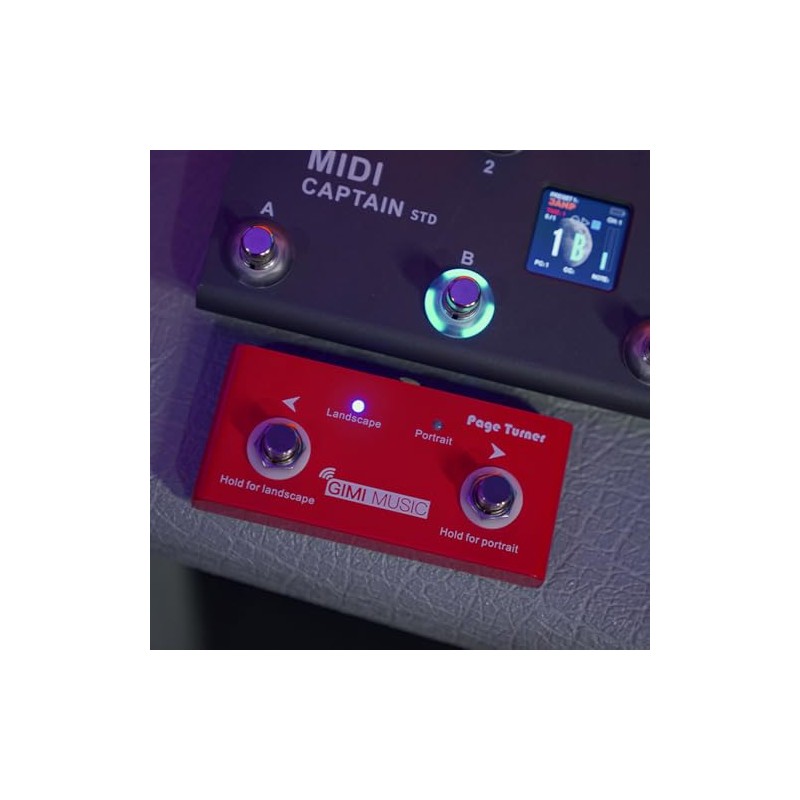 GIMI Color Page Turner Foot Pedals for Loop Station Looper