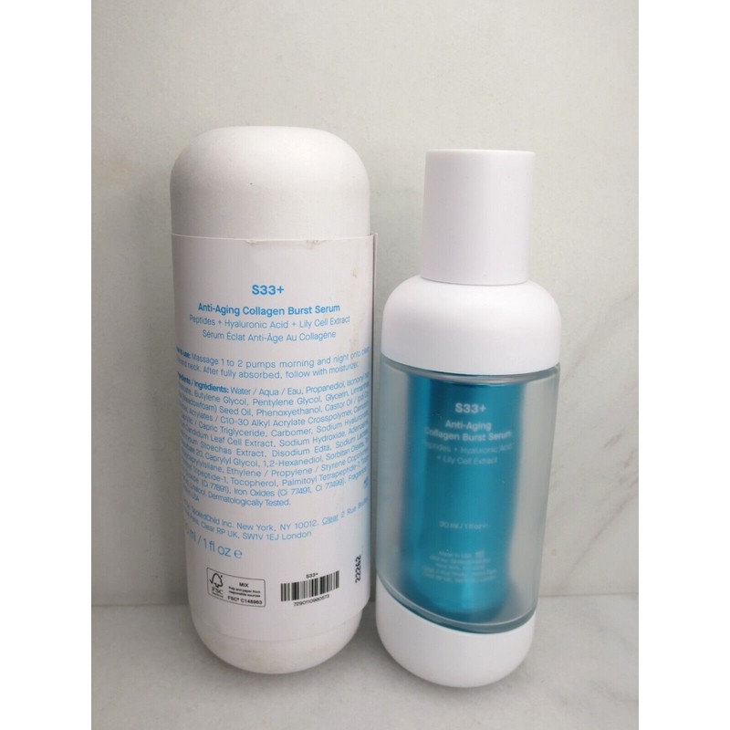 SPOILED C. S33+ ANTI AGING COLLAGEN BURST SERUM 1 OZ