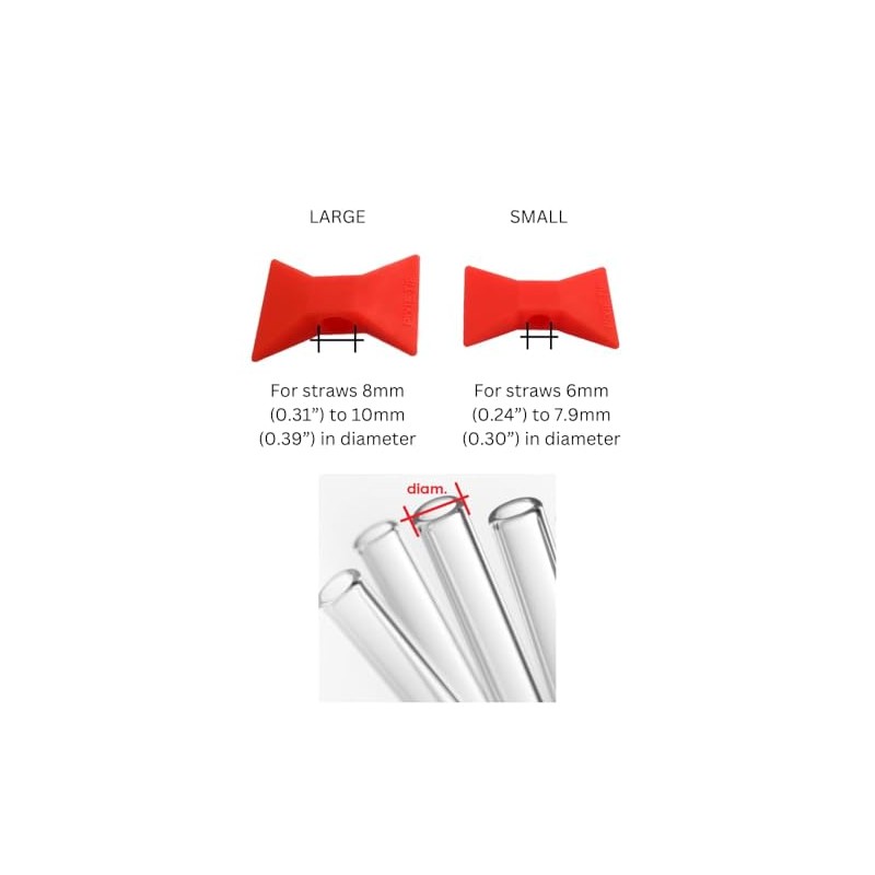 Pixie Tip Anti-Aging Straw Tip (Pink, Large)