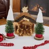 Holy Land Market Olive Wood Nativity Set with Stable -