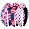 NVENF 3PCS 4th of July Headband for Women Red Blue