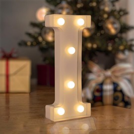 QEOCP LED Marquee Sign 26 Letters and 10 Numbers, Battery Powered Alphabet Sign Light for Night Lights, Weddings, Birthdays, Parties, Holiday Lights or Home Decoration (Warm White)