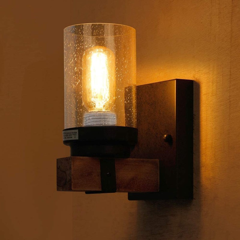 6 Pack Clear Seeded Glass Lamp Shades, 5.9in Height, 3.9in