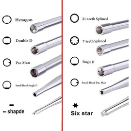 ToWinle 10-teiliger Vergaser-Einstellschraubendreher Schraubendreher für die Reinigung des Vergasermotors Für die meisten 2-Takt-Motoren geeignet (10-teiliger Schraubendreher mit Kasten und Nadel)