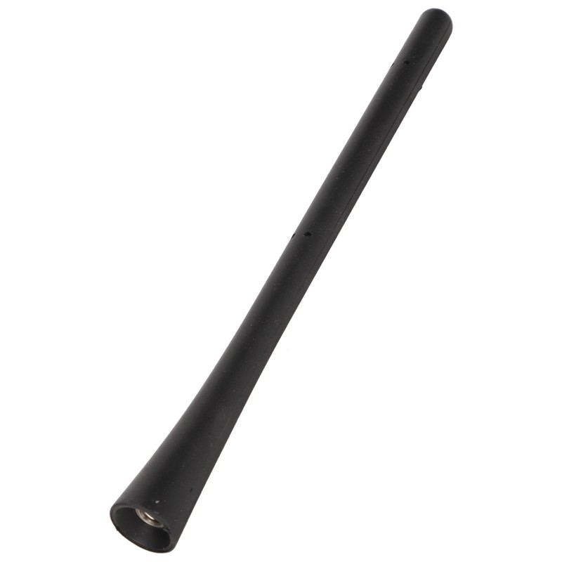 Motorcycle Short Antenna Mast 6 3/4in Long Screw in Rubber