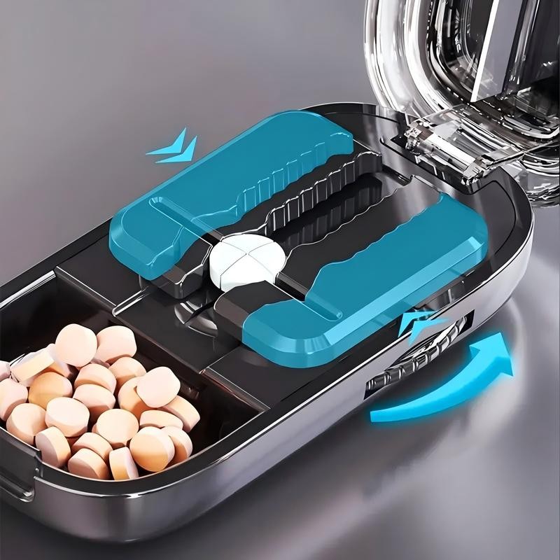 Adjustable Pill Cutter and Splitter for Multiple Pills, Designed for