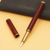 High End Luxurious Red Sandalwood Writing Pen Students Gift Office