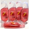 AVON SENSES BODY CARE POMEGRANATE & MANGO HYDRATING SHOWER GEL  5 PIECES 5 OZ