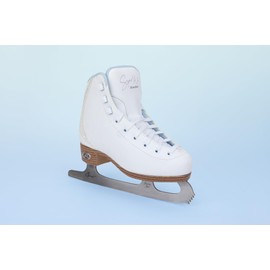 Riedell Sparkle Ice Skates - Recreational Soft Beginner Figure Ice Skates | Ice Blue | Size 13 JR