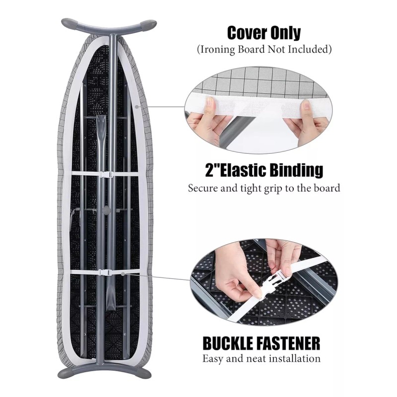 Rush Funda Elastica Tabla Burro De Planchar Resitente 4 Capas