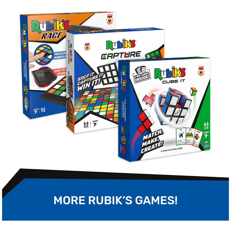 Rubik's Capture, Classic Fast-Paced Puzzle Strategy Sequence Retro Challenging Brain