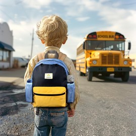 STEAMEDBUN Toddler Backpack for Boys 2-4: Preschool Kindergarten Backpack - 12 inch Daycare Backpack