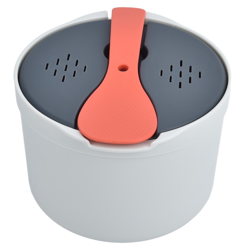 Microwave Rice Cooker 2L Food Grade PP Material Rice Spoon