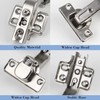 LUCKYBEE 2pcs 135 Degree Corner Hinges Kitchen Cabinet Hinges Concealed