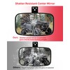 SLORIMOD Foldable Convex Rearview Center Mirror for Honda Pioneer 1000-3