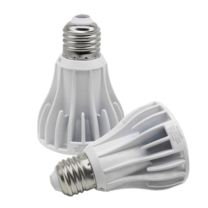 Rowrun PAR20 LED Bulbs 100W Equivalent 16W, Dimmable 3000K Warm