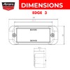 Abrams SAE Class-1 Edge 3 Series [Amber] 9W - 3