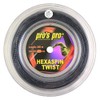 Pro's Pro Hexaspin Twist Tennis String Reel 200m (Black, 1.25mm)
