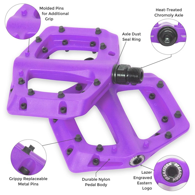 Eastern Bikes Nylon Linx MTB Pedals (Purple)