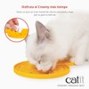 Catit Creamy Lickable Cat Treat Feeding Mat, Fish Shaped Cat