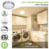 hykolity 10 inch Flush Mount LED Ceiling Light Fixture, 17W