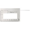 Shinwa Sokutei 62113 One-Stop Ruler, Aluminum, 6 Pieces