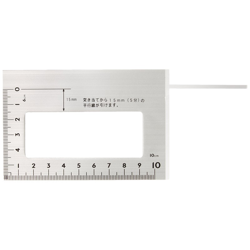 Shinwa Sokutei 62113 One-Stop Ruler, Aluminum, 6 Pieces