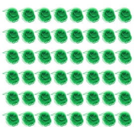 PATIKIL Dance Scarves, 48 Pcs Square Juggling Scarves 24 by 24 Inches Music Movement Scarves Performance Props Accessories for Playing Magic Juggling, Grass Green