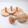 1X Pottery Molds 6.5'' Plaster Wood Pottery Tools with Handle