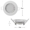 Lex Collective 3 x LED GU10 Module Recessed Spotlight Set