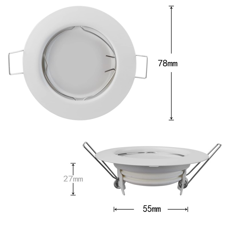 Lex Collective 3 x LED GU10 Module Recessed Spotlight Set