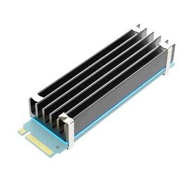 GLOTRENDS M.2 Heatsink and Desktop PC Installation, Fit for 2280 M.2 PCIe 4.0/3.0 NVMe SSD