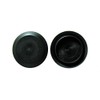 3/4" 0.75 inch Flush Mount Black Plastic Body and Sheet Metal Hole Plug Qty 25