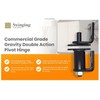 s7512 Commercial Grade Gravity Double Action Pivot Hinges - Heavy