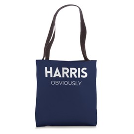 Harris Obviously - Support Kamala Harris with Simple Style Tote Bag