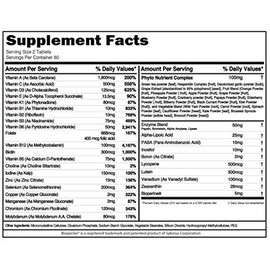 EVL Advanced Daily Multivitamin - Men's Multivitamin with Essential Minerals Phytonutrient Complex and VitaMode Active Mens Vitamins for Energy with Lycopene for Muscle Bone and Immune Support