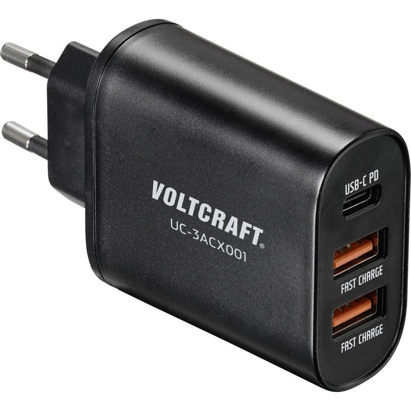 VOLTCRAFT UC-3ACX001 USB Charger 38 W Socket Output Current (Max)