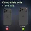 Suttkue for 17 Pro Max Camera Lens Protector,[Anti-Scratch][Easy to Install][